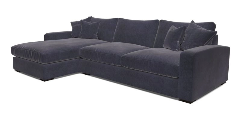 Stockbridge Chaise LHF in Two Tone Plain Biscuit