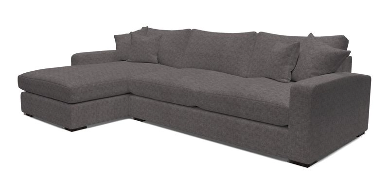Stockbridge Chaise LHF in Two Tone Plain Biscuit