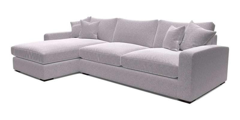 Stockbridge Chaise LHF in Two Tone Plain Biscuit