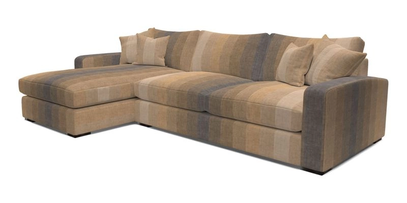 Stockbridge Chaise LHF in Two Tone Plain Biscuit