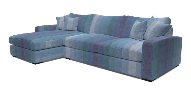 Stockbridge Chaise LHF in Two Tone Plain Biscuit