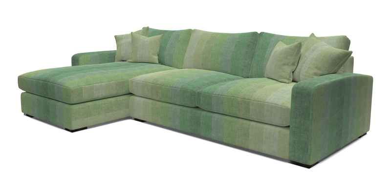 Stockbridge Chaise LHF in Two Tone Plain Biscuit