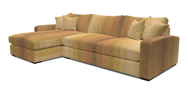 Stockbridge Chaise LHF in Two Tone Plain Biscuit