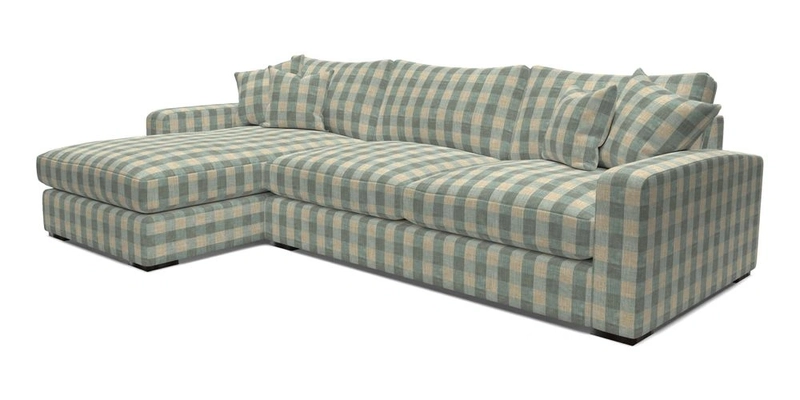 Stockbridge Chaise LHF in Two Tone Plain Biscuit