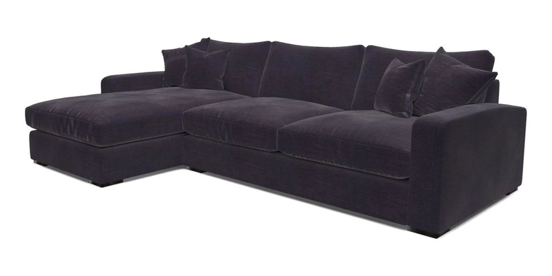 Stockbridge Chaise LHF in Two Tone Plain Biscuit