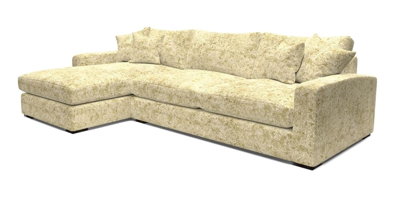 Stockbridge Chaise LHF in Two Tone Plain Biscuit