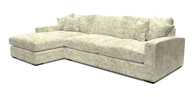 Stockbridge Chaise LHF in Two Tone Plain Biscuit