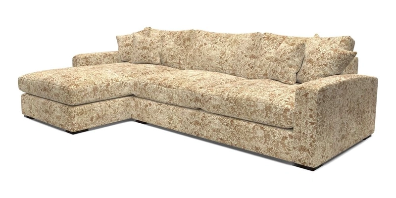 Stockbridge Chaise LHF in Two Tone Plain Biscuit