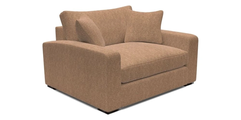 Stockbridge Snuggler in Two Tone Plain Biscuit