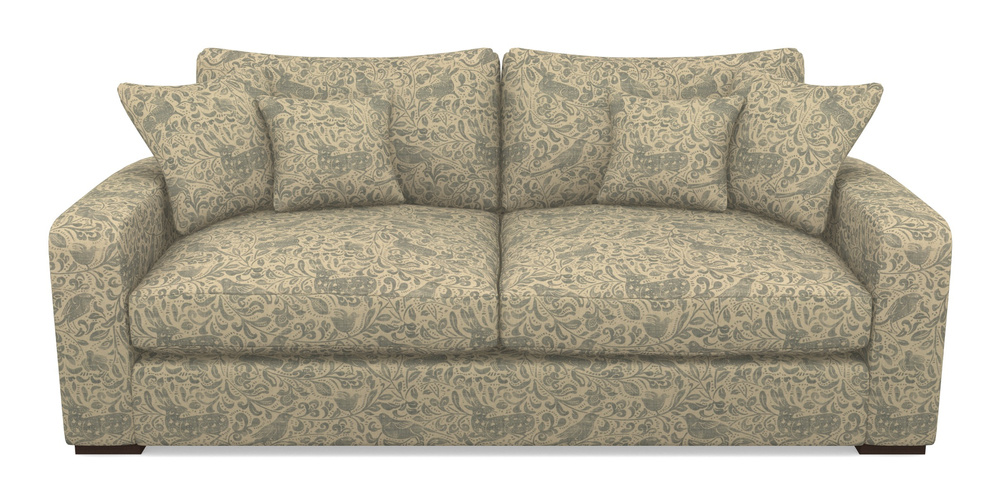 Product photograph of Stockbridge 3 Seater Sofa In V A Drawn From Nature - Bird And Rabbit - Duck Egg from Sofas and Stuff Limited