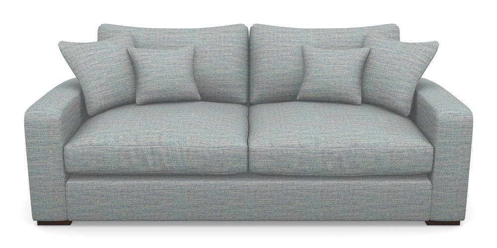 Product photograph of Stockbridge 3 Seater Sofa In Basket Weave - Blue from Sofas and Stuff Limited