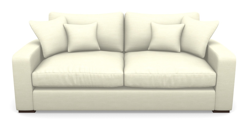 Product photograph of Stockbridge 3 Seater Sofa In Basket Weave - Cream from Sofas and Stuff Limited