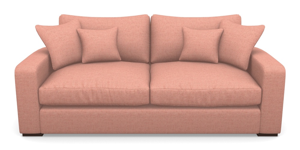 Product photograph of Stockbridge 3 Seater Sofa In Basket Weave - Peony from Sofas and Stuff Limited