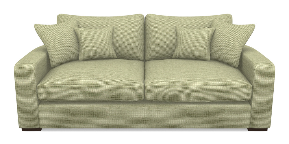 Product photograph of Stockbridge 3 Seater Sofa In Basket Weave - Sage from Sofas and Stuff Limited