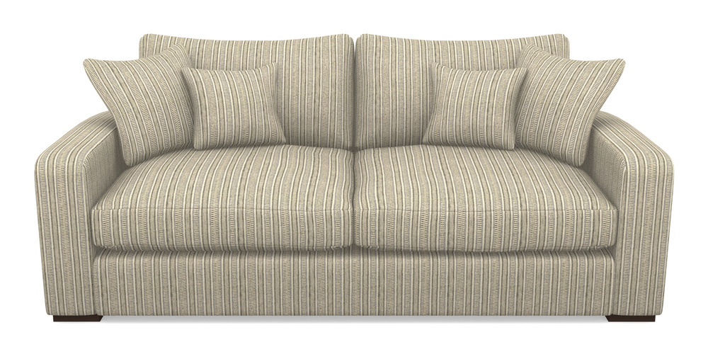 Product photograph of Stockbridge 3 Seater Sofa In Cloth 22 Weaves - North Cascades - Lapis from Sofas and Stuff Limited