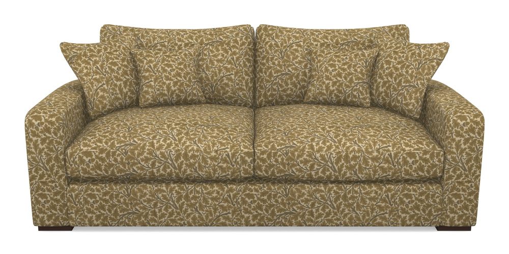 Product photograph of Stockbridge 3 Seater Sofa In V A Drawn From Nature Collection - Oak Tree - Gold from Sofas and Stuff Limited