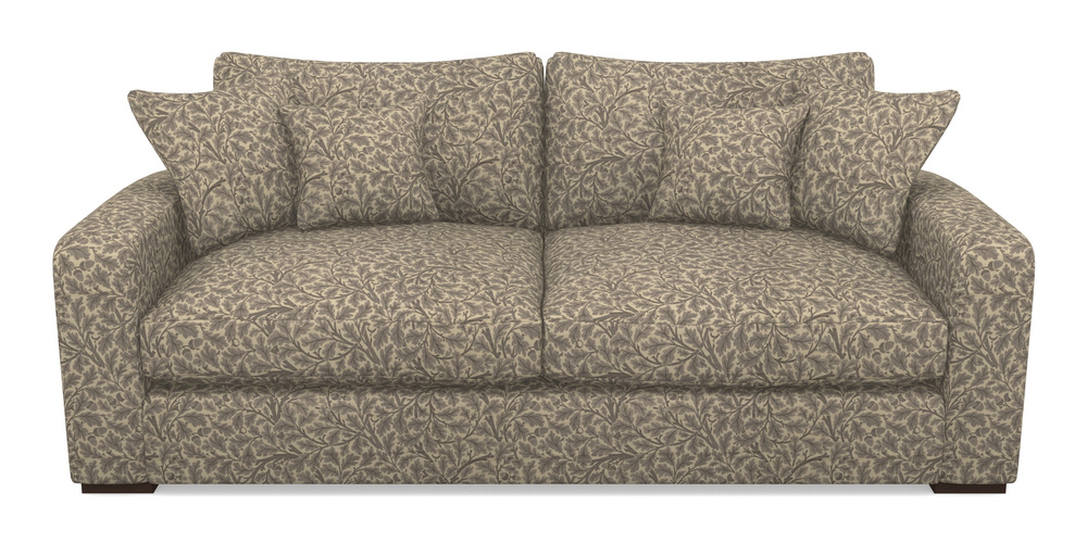 Product photograph of Stockbridge 3 Seater Sofa In V A Drawn From Nature Collection - Oak Tree - Grey from Sofas and Stuff Limited