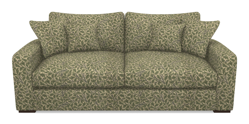 Product photograph of Stockbridge 3 Seater Sofa In V A Drawn From Nature Collection - Oak Tree - Light Green from Sofas and Stuff Limited