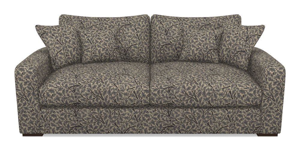 Product photograph of Stockbridge 3 Seater Sofa In V A Drawn From Nature Collection - Oak Tree - Navy from Sofas and Stuff Limited