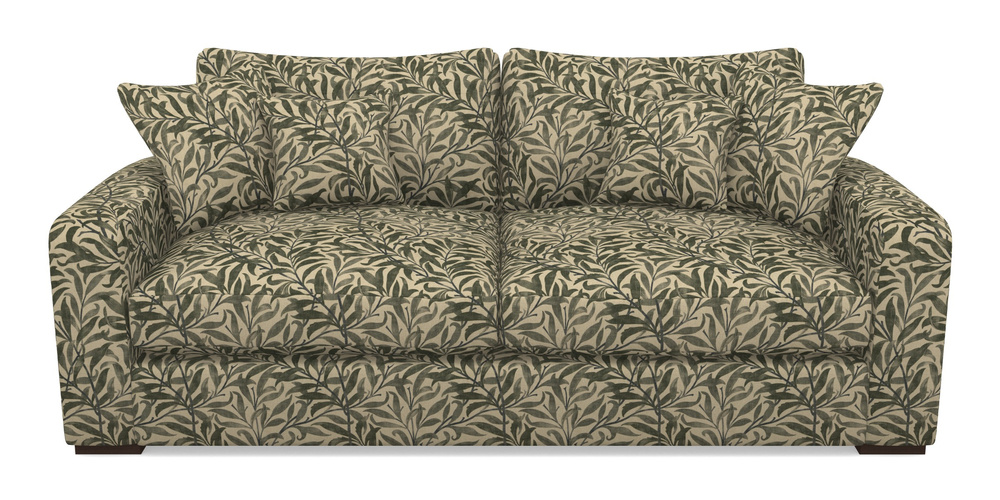 Product photograph of Stockbridge 3 Seater Sofa In V A Drawn From Nature - Willow Bough Large - Dark Green from Sofas and Stuff Limited