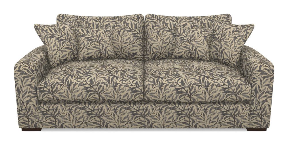 Product photograph of Stockbridge 3 Seater Sofa In V A Drawn From Nature - Willow Bough Large - Navy from Sofas and Stuff Limited