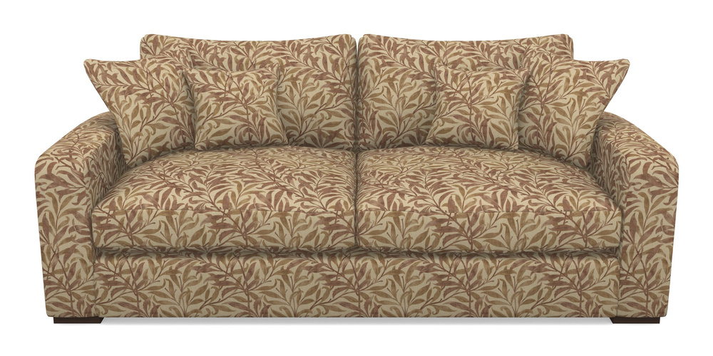 Product photograph of Stockbridge 3 Seater Sofa In V A Drawn From Nature - Willow Bough Large - Terracotta from Sofas and Stuff Limited