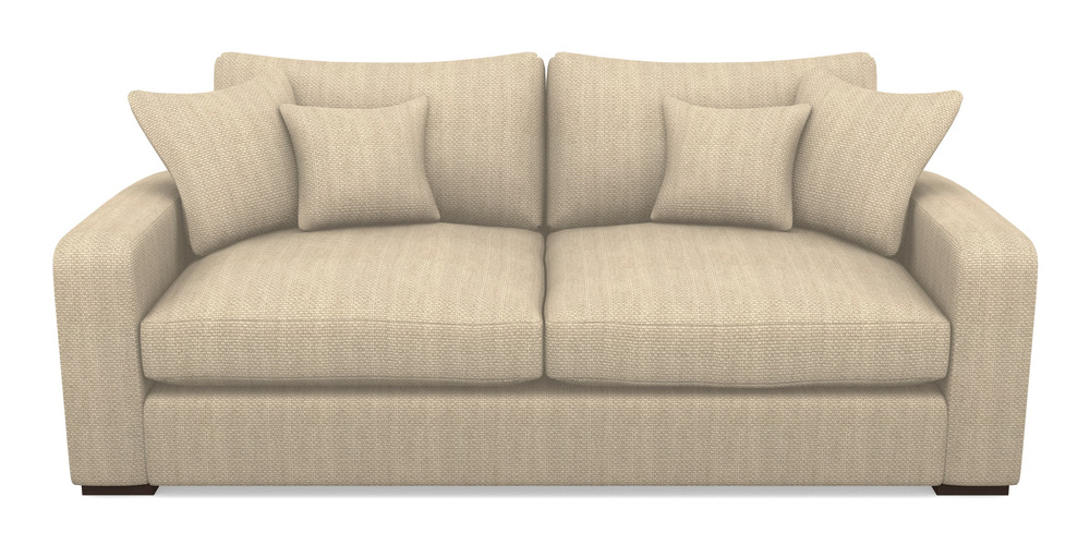 Product photograph of Stockbridge 3 Seater Sofa In Cloth 22 Weaves - White Sands Linen - Chalk from Sofas and Stuff Limited