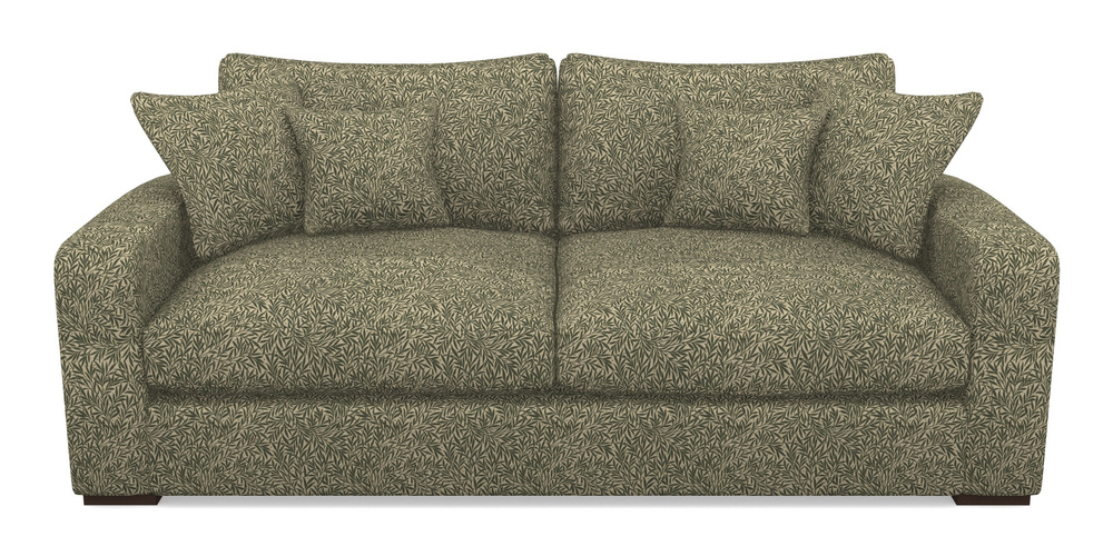 Product photograph of Stockbridge 3 Seater Sofa In V A Drawn From Nature Collection - Willow - Dark Green from Sofas and Stuff Limited