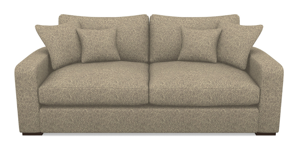 Product photograph of Stockbridge 3 Seater Sofa In V A Drawn From Nature Collection - Willow - Grey from Sofas and Stuff Limited