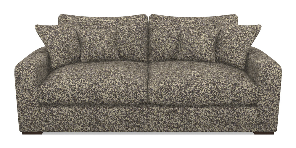 Product photograph of Stockbridge 3 Seater Sofa In V A Drawn From Nature Collection - Willow - Navy from Sofas and Stuff Limited