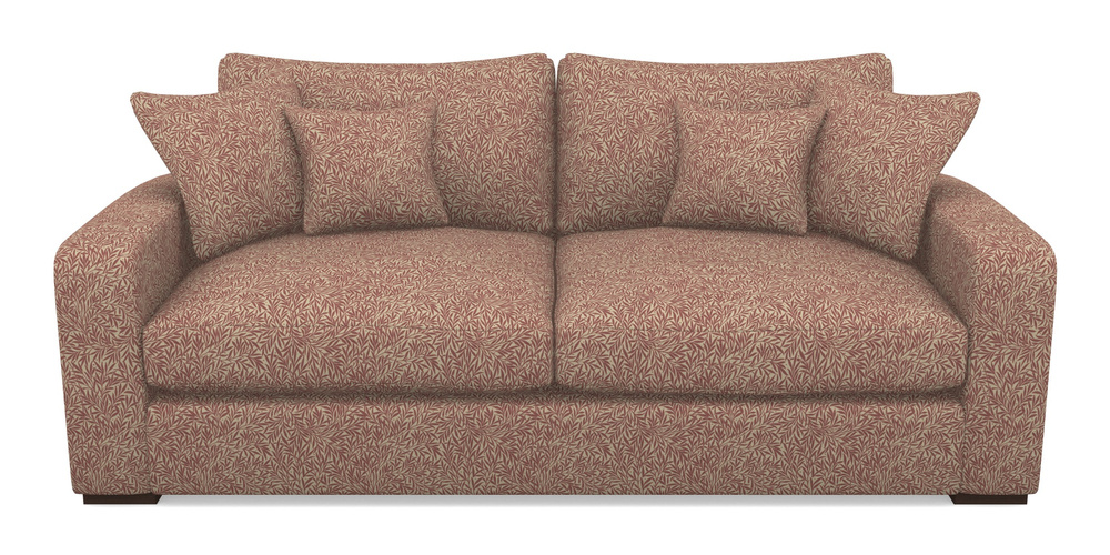 Product photograph of Stockbridge 3 Seater Sofa In V A Drawn From Nature Collection - Willow - Red from Sofas and Stuff Limited