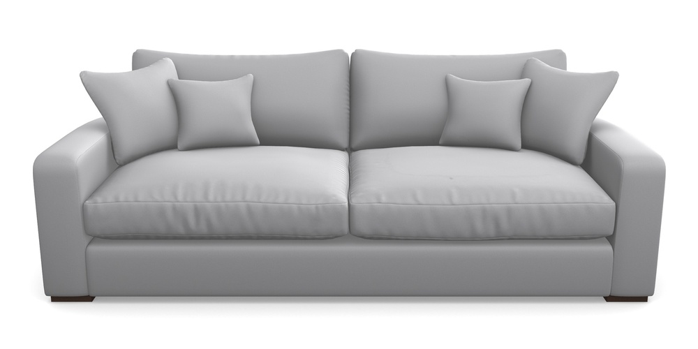 Product photograph of Stockbridge 4 Seater Sofa In Clever Glossy Velvet - Fifty Shades from Sofas and Stuff Limited