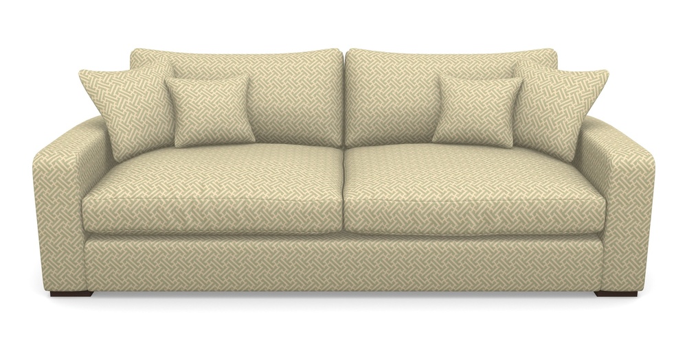 Product photograph of Stockbridge 4 Seater Sofa In Cloth 18 - Key - Fennel from Sofas and Stuff Limited