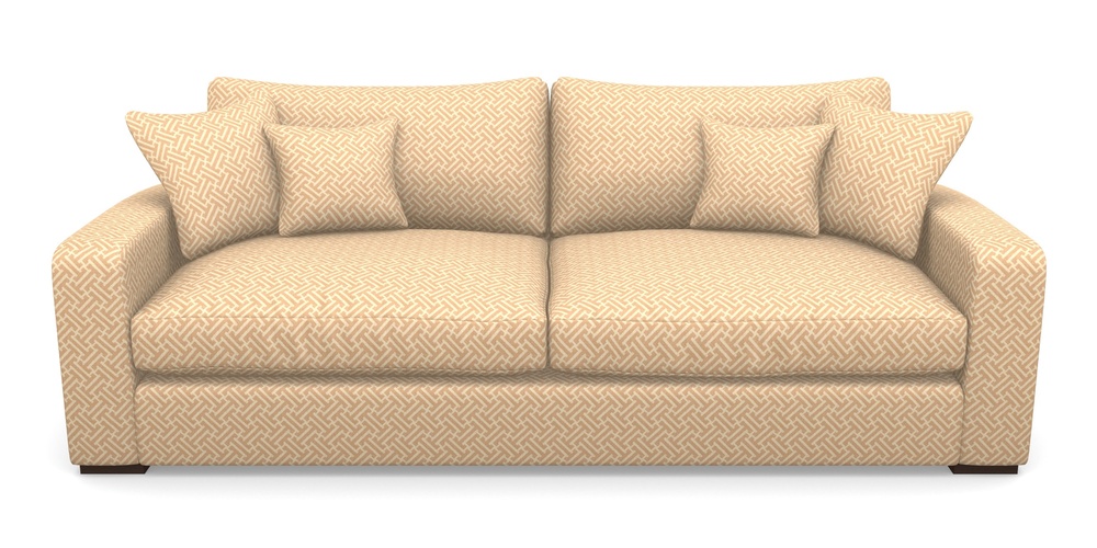 Product photograph of Stockbridge 4 Seater Sofa In Cloth 18 - Key - Fudge from Sofas and Stuff Limited