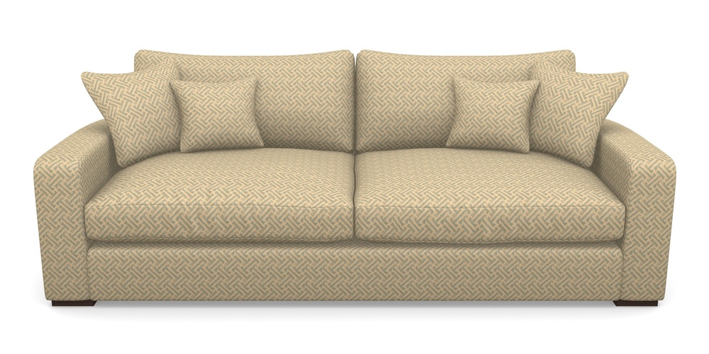 Product photograph of Stockbridge 4 Seater Sofa In Cloth 18 - Key - Monsoon from Sofas and Stuff Limited