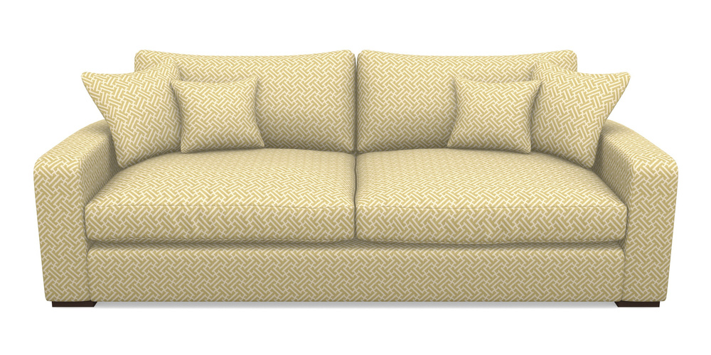 Product photograph of Stockbridge 4 Seater Sofa In Cloth 18 - Key - Summer from Sofas and Stuff Limited