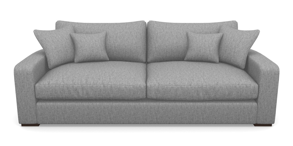 Product photograph of Stockbridge 4 Seater Sofa In Clever Cotton Mix - Iron from Sofas and Stuff Limited