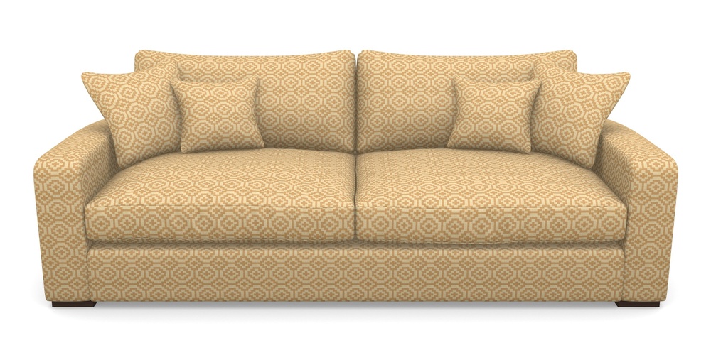 Product photograph of Stockbridge 4 Seater Sofa In Cloth 18 - Tile - Fudge from Sofas and Stuff Limited