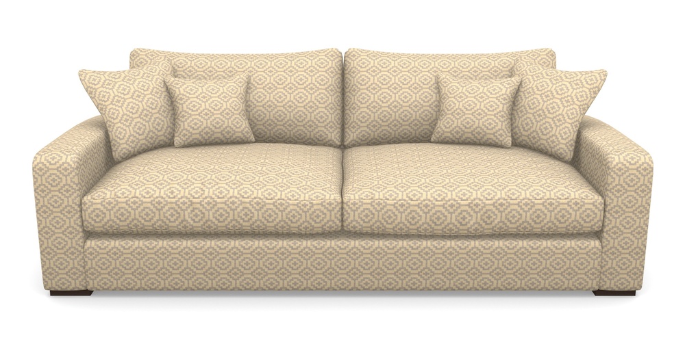 Product photograph of Stockbridge 4 Seater Sofa In Cloth 18 - Tile - Lavender from Sofas and Stuff Limited