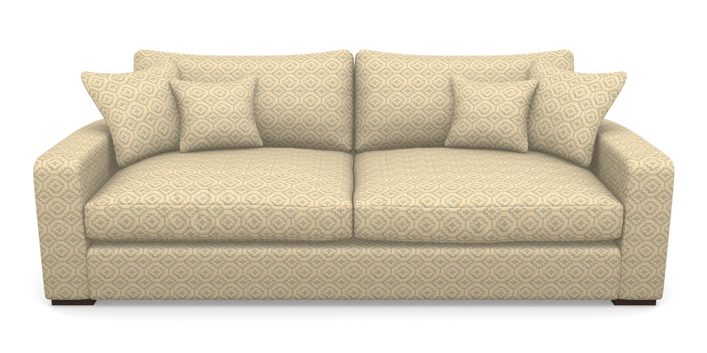 Product photograph of Stockbridge 4 Seater Sofa In Cloth 18 - Tile - Monsoon from Sofas and Stuff Limited