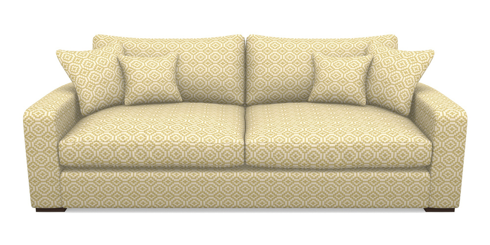 Product photograph of Stockbridge 4 Seater Sofa In Cloth 18 - Tile - Summer from Sofas and Stuff Limited