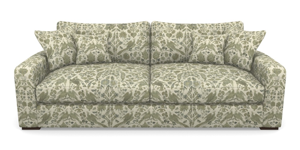 Product photograph of Stockbridge 4 Seater Sofa In V A Brompton Collection - Coromandel - Basil from Sofas and Stuff Limited