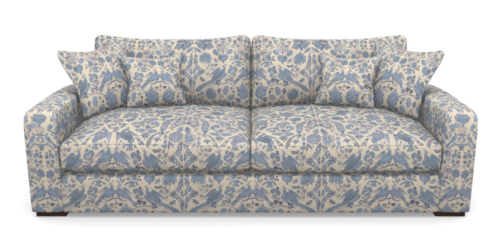 Product photograph of Stockbridge 4 Seater Sofa In V A Brompton Collection - Coromandel - Morning Blue from Sofas and Stuff Limited