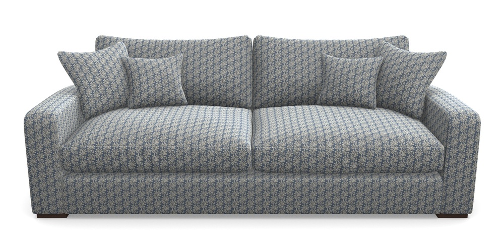 Product photograph of Stockbridge 4 Seater Sofa In Cloth 21 - Spring Twig - Bilberry from Sofas and Stuff Limited