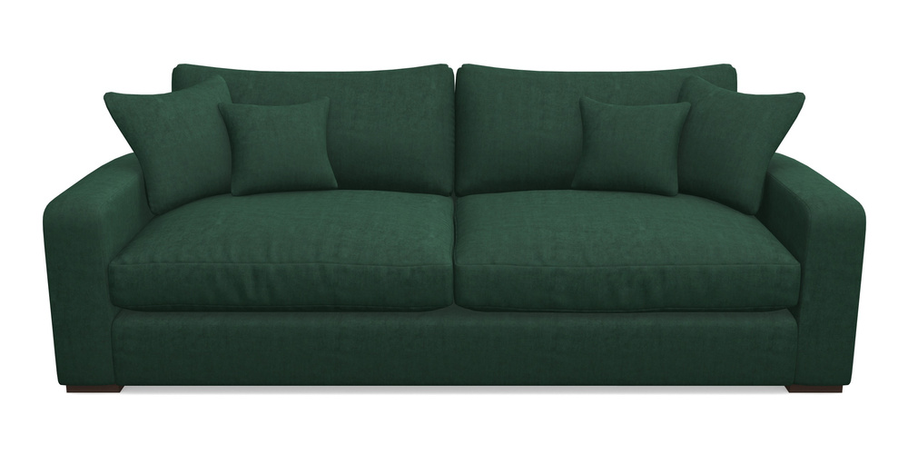 Product photograph of Stockbridge 4 Seater Sofa In Clever Tough And Eco Velvet - Pine from Sofas and Stuff Limited