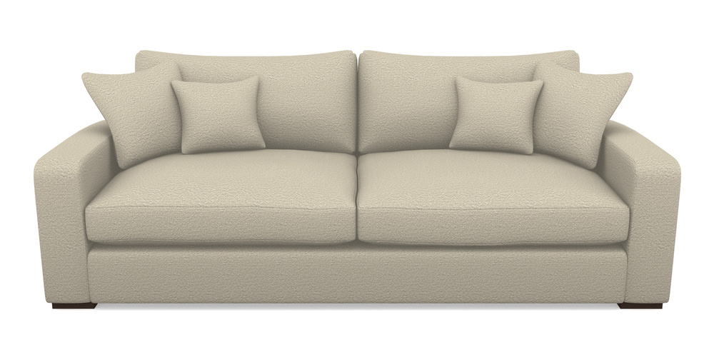 Product photograph of Stockbridge 4 Seater Sofa In Cloth 20 - Design 6 - Natural Linen from Sofas and Stuff Limited