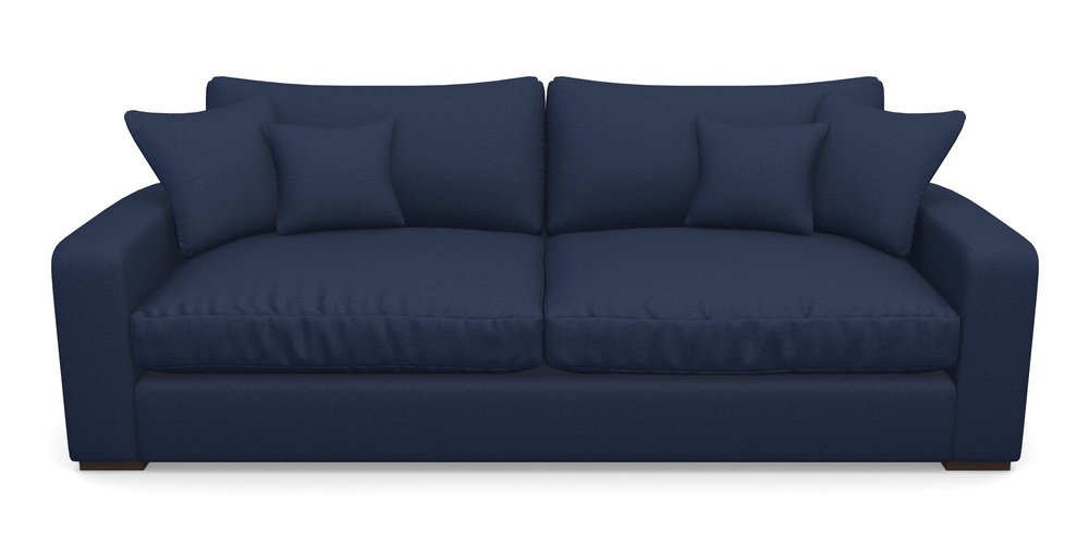 Product photograph of Stockbridge 4 Seater Sofa In Eco Washable Cotton - Admiral from Sofas and Stuff Limited