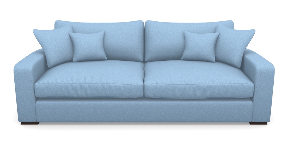 Product photograph of Stockbridge 4 Seater Sofa In Eco Washable Cotton - Cornflower from Sofas and Stuff Limited