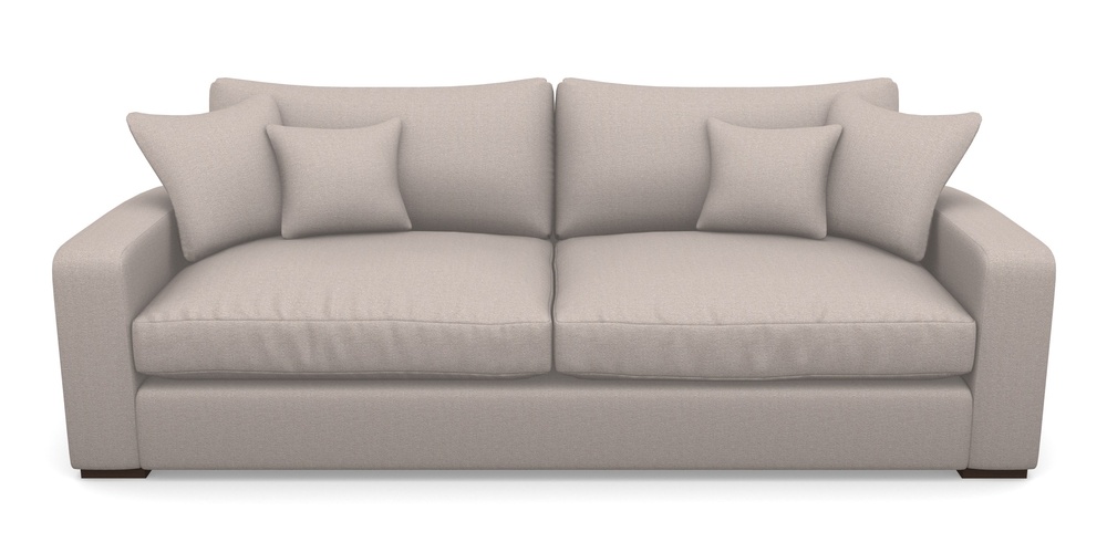 Product photograph of Stockbridge 4 Seater Sofa In Eco Washable Cotton - Mink from Sofas and Stuff Limited