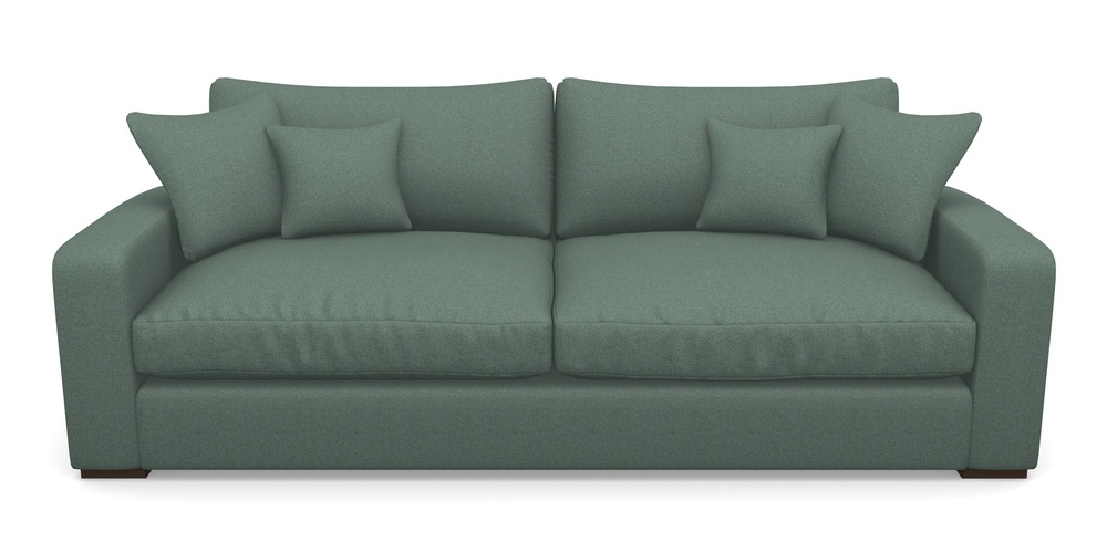 Product photograph of Stockbridge 4 Seater Sofa In Eco Washable Cotton - Mineral from Sofas and Stuff Limited